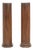 Pair of Neoclassical Style Fluted Mahogany Display Pedestals For Sale
