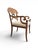 Early 20th Century Pair of Biedermeier Style Satinwood and Ebonized Armchairs For Sale In West Palm - Image 6 of 12