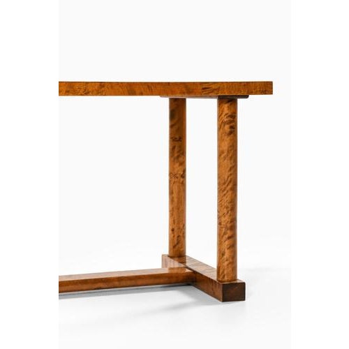 Carl Malmsten Library Table in Birch from Carl Malmsten, 1920s For Sale - Image 4 of 12