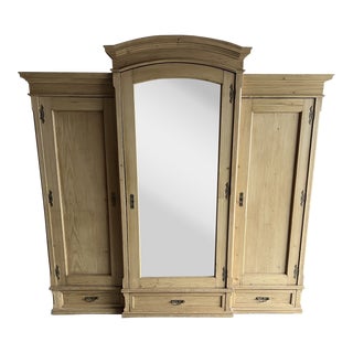 Swedish Pine Armoire For Sale