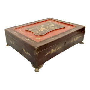 Chinese Export Lacquered Work Box, Circa 1800–1820