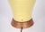 Yellow Mid 20th Century Design-Technics Style Yellow Banded Art Pottery Table Lamp For Sale - Image 8 of 9
