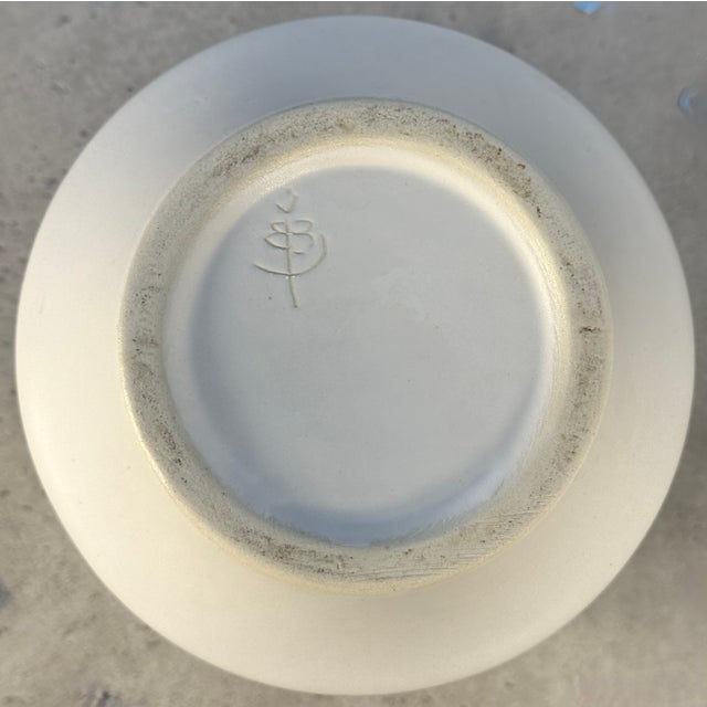 Ceramic Vase in White by Jan Bontjes Van Beek for Dr. Ing. Alfred Ungewiss, Germany, 1960s For Sale - Image 4 of 6