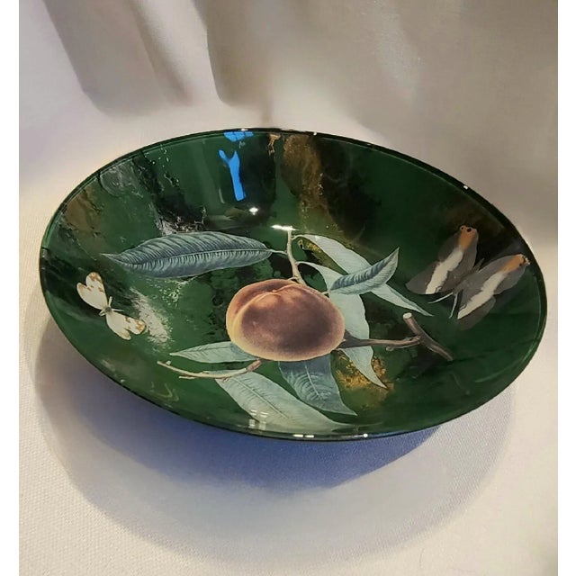 Decoupage Bowl by Deux Visages for Devonshire For Sale - Image 4 of 7