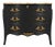 Louis XV-Style Bombé Commode in Charcoal For Sale