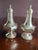 Beautiful R. Wallace & Sons hand hammered Sterling Silver salt and pepper shakers. Monogrammed with what looks like EBS....