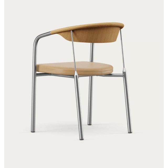 Chairman Chair in Oak with Upholstery in Sand by Henrik Tengler for One Collection For Sale - Image 4 of 15