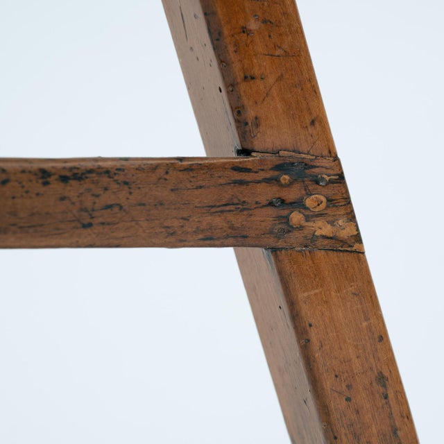 Art Deco French Bench in Oak, 1930s For Sale - Image 14 of 17