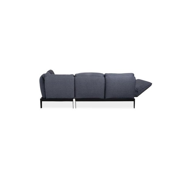 Rolf Benz Mera 386 Fabric Corner Sofa Grey Sofa Couch For Sale - Image 17 of 18