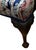 Wood Vintage Chippendale Style Ball & Claw Upholstered Chair For Sale - Image 7 of 8