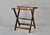 Vintage Bamboo Luggage Rack Stand Willow Reed Details Mid-Century Modern For Sale - Image 16 of 18
