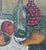 1950s George Alan Swanson Oil on Canvas Still Life With Fruit Listed Artist 1950s For Sale - Image 5 of 5