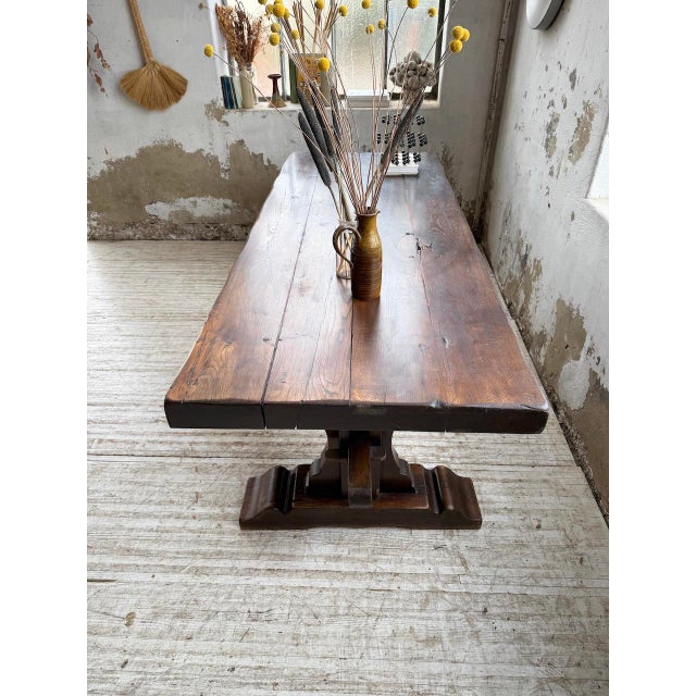 Oak Monastery Table, 19th Century For Sale - Image 11 of 18