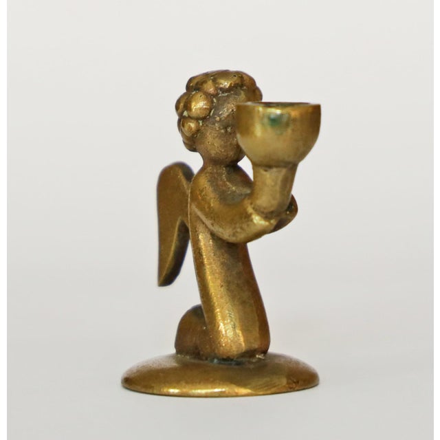 Mid-Century Modern Hagenauer Workshops Vienna Angel Figurine, 1920s For Sale - Image 3 of 9
