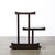 Art Deco Rectilinear Swooping Three Tier Walnut Offset Side Table W/ Plinth Base For Sale - Image 12 of 15