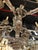 Silver 1900 Neoclassic Silver Chandelier With Cherubs 6 Lights For Sale - Image 8 of 9
