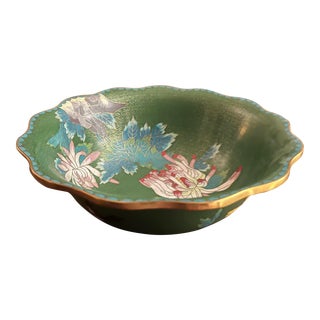 Large Vintage Cloisonné Ware Bowl For Sale
