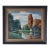 Vintage 1950s Oil Painting Rambouillet France Landscape For Sale