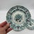 Set of 6 Antique English Adams Green & Red Transferware "Jacobean" Plates For Sale - Image 9 of 12