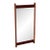 Danish Teak Wall Mirror – Mid Century Modern Rectangular Accent Mirror 1960s For Sale