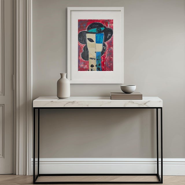 Female Portrait Painting by Diane Grant. *From a series of portraits, see other listings. Oil and pencil on high quality...