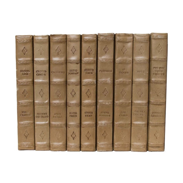 One linear foot of rebound leather books (7-9 books). All books are published between 1980 to current. Includes a variety...
