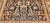 Vintage Persian Malayer Area Rug, Hand-Knotted Wool, Geometric Pattern, 4x4, Navy & Ivory For Sale - Image 13 of 14
