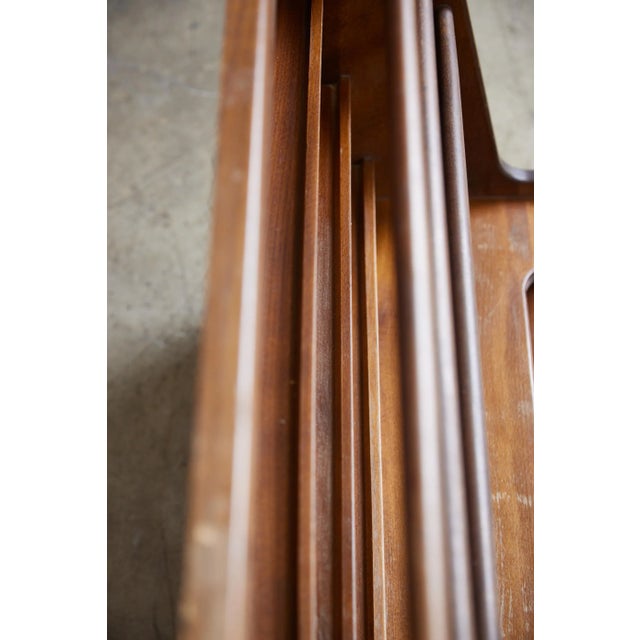 1950s Danish, Mid Century Wall-Mounted Teak Plate Rack For Sale - Image 9 of 13