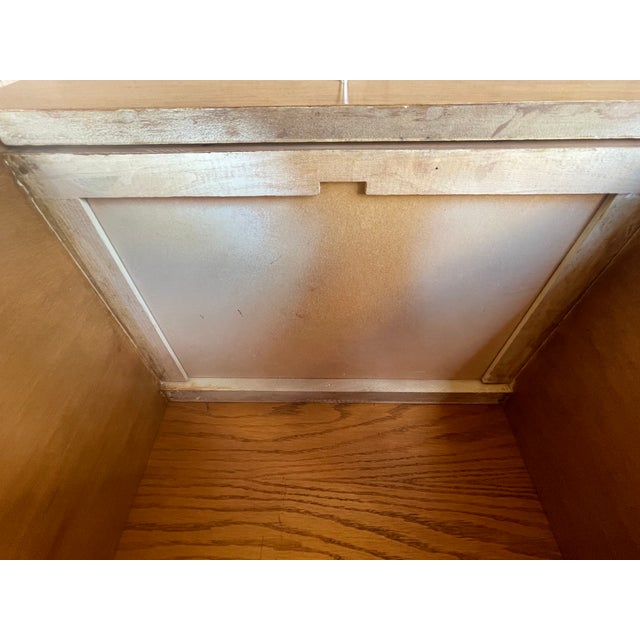 Wood Mid Century Pine Laminite Night Stand by Stanley Furniture For Sale - Image 7 of 8