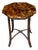Early 20th Century Kreiss Collection Coconut Shell Octagon Top Table with Iron Base For Sale