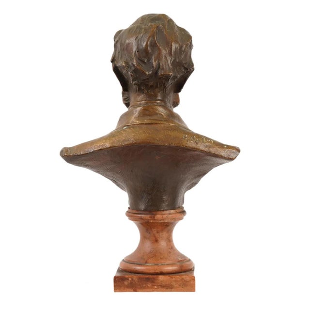 Metal Attr Hans Muller Bronze Sculpture of Abraham Lincoln For Sale - Image 7 of 7
