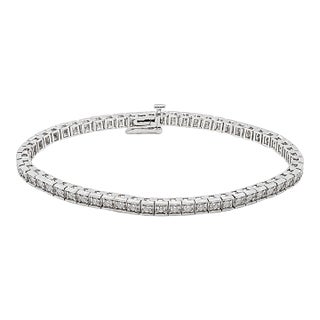 14k Diamond Bracelet For Sale
