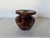 Contemporary 1980's Vintage Organic Modern Handcrafted Burl Wood Sculptural Vase For Sale - Image 3 of 12