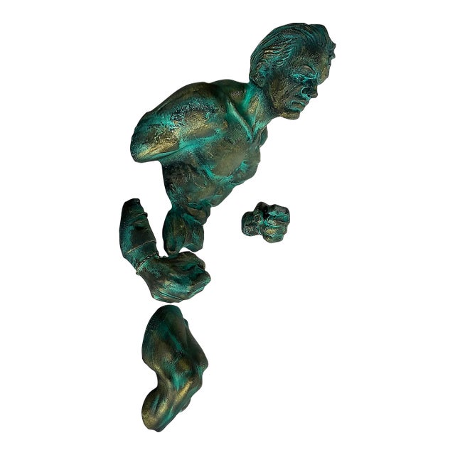 Michael Perez Figurative Dimensional Wall Sculpture in Resin on Canvas, 2025 For Sale