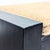 Wood West Elm Wood Bench With Woven Wicker Cushion For Sale - Image 7 of 9