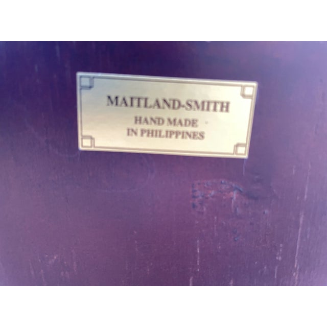 Vintage Maitland-Smith Sideboard With Hammered Copper and Tessellated Coconut Shells For Sale - Image 9 of 12