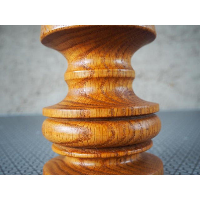 Mid-Century Wooden Candleholder, Europe, 1960s For Sale - Image 11 of 13