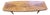 Vintage Mid Century Burled Walnut Surfboard Coffee Table For Sale