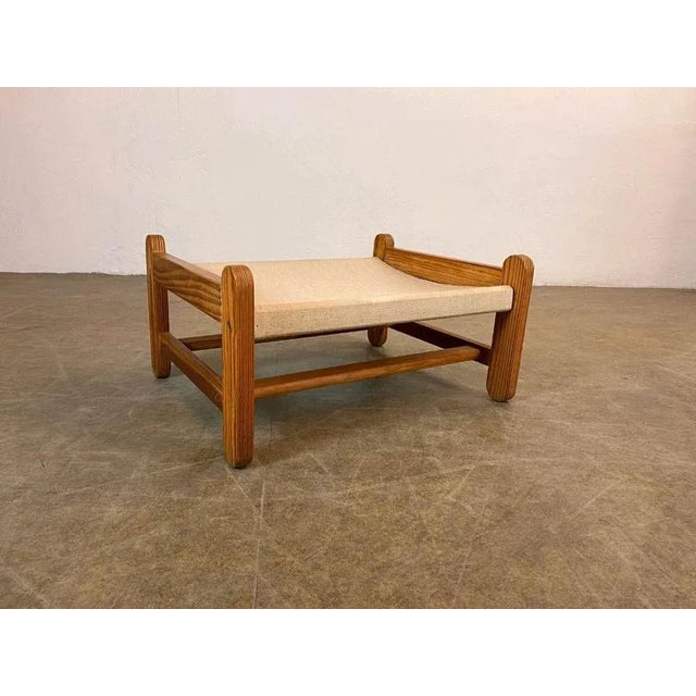 Niels Eilersen Mid-Century Foot Stool by Peter O. Schionning for Niels Eilersen, 1960s For Sale - Image 4 of 11