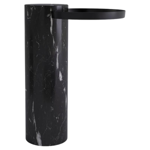 High Black Marquina Marble Guéridon by Sebastian Herkner