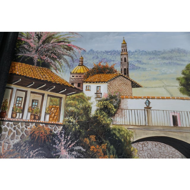 Bring timeless European charm into your home with this impressive original landscape painting featuring a picturesque...