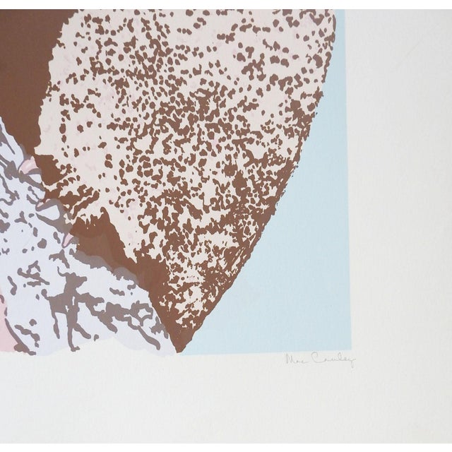 Contemporary Late 20th Century Pink and Blue Koala Serigraph For Sale - Image 3 of 4