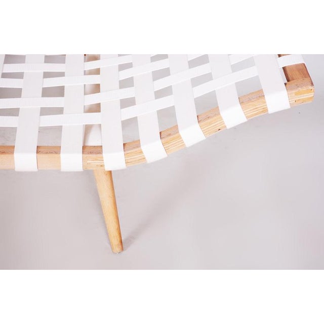 Mid-Century Modern Chaise Lounge in Beech by Jan Vaněk, Czech, 1950s For Sale - Image 4 of 11