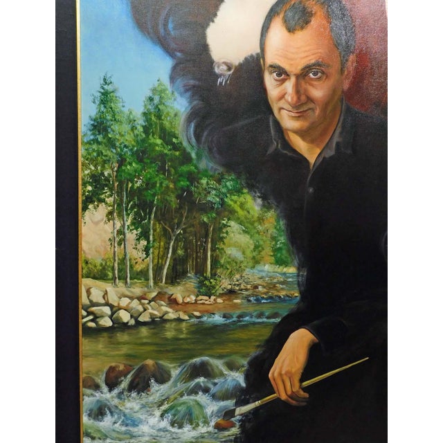Black Fazly (Fazoil Ataullakhanov) "Visions of Art, Nature an Self" Original Oil For Sale - Image 8 of 14