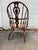 Wood Vintage Windsor-Style Hoop-Back Rush Seat Armchair For Sale - Image 7 of 15