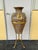 Late 20th Century Vintage Floor Amphora Urn Vase 52” With Lionhead Ring Handles &Tripod Stand For Sale - Image 5 of 8