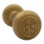 Pair of Antique BHS Emblematic Brass Door Knobs For Sale