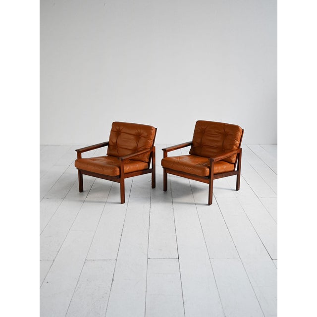 Capella Armchairs by Illum Wikkelsø, Denmark, 1960s, Set of 2 For Sale - Image 4 of 14
