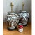 Vintage Hand-Painted Ceramic Lamps - Pair For Sale - Image 13 of 15