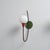 Gold Italian Wall Sconce in Brass, Multicolor Metal and Opaline Glass, 1950s For Sale - Image 8 of 8